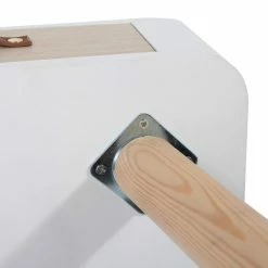 Table De Chevet Pieds Bois 1 Tiroir Blanc -Demeyers Magasin table de chevet pieds bois 1 tiroir blanc 6