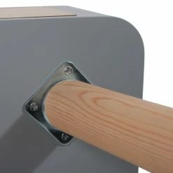 Table De Chevet Pieds Bois 1 Tiroir Gris -Demeyers Magasin table de chevet pieds bois tiroir gris 7