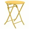 Table Ronde Pliante Greensboro 2p Jaune Moutarde Hespéride -Demeyers Magasin table de jardin ronde hesperide 60cm greensboro moutarde