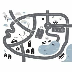 Table Enfant Bois Blanc Circuit Voitures Atmosphera -Demeyers Magasin table enfant bois blanc decoree circuit voitures atmosphera 2