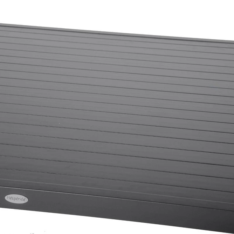 Table Carrée Fixe Piazza 8 P. Graphite Hespéride 5 Table Carrée Fixe Piazza 8 P. Graphite Hespéride – Image 3