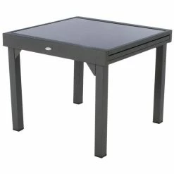 Table Piazza Extensible 8 Personnes Anthracite/graphite -Demeyers Magasin table piazza extensible 8 personnes anthracite graphite 2