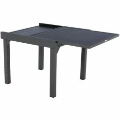 Table Rectangulaire Extensible Piazza 8 P. Graphite Hespéride -Demeyers Magasin table rectangulaire extensible piazza 8 personnes graphite hesperide 3