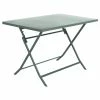 Table Rectangulaire Pliante Greensboro 4p Vert Olive Hespéride -Demeyers Magasin table rectangulaire exterieure greensboro vert olive hesperide