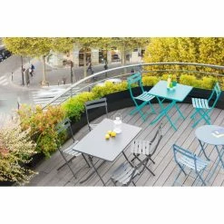 Table Rectangulaire Pliante Greensboro 4p Graphite Hespéride -Demeyers Magasin table rectangulaire greensboro 110x70cm graphite hesperide 3