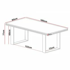 Table Salle Manger 180 Cm Marseille -Demeyers Magasin table salle manger 180 cm marseille 1 2