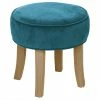 Tabouret En Velours Adriel Coloris Duck Atmosphera 1 Tabouret En Velours Adriel Coloris Duck Atmosphera -Demeyers Magasin tabouret adriel en velours coloris duck