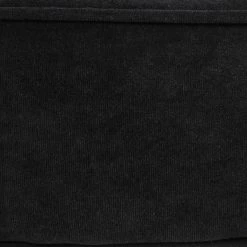 Tabouret En Velours Adriel Coloris Noir Atmosphera -Demeyers Magasin tabouret adriel en velours coloris noir 1