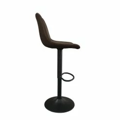Tabouret De Bar Barcelona PU Brun Foncé -Demeyers Magasin tabouret de bar barcelona pu brun fonce 4