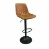 Tabouret De Bar Barcelona PU Cognac 2 Tabouret De Bar Barcelona PU Cognac -Demeyers Magasin tabouret de bar barcelona pu cognac