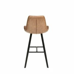 Tabouret De Bar Bas Alicante PU Cognac -Demeyers Magasin tabouret de bar bas alicante pu cognac 2