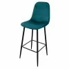 Tabouret De Bar En Velours Bleu Canard Pieds Métal Inoui 2 Tabouret De Bar En Velours Bleu Canard Pieds Métal Inoui -Demeyers Magasin tabouret de bar en velours bleu canard pieds metal inoui