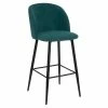 Tabouret De Bar Jade Céleste Pieds Noirs Atmosphera 1 Tabouret De Bar Jade Céleste Pieds Noirs Atmosphera -Demeyers Magasin tabouret de bar jade celeste pieds noirs atmosphera