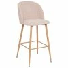 Tabouret De Bar Lin Céleste Pieds Effet Bois Atmosphera 2 Tabouret De Bar Lin Céleste Pieds Effet Bois Atmosphera -Demeyers Magasin tabouret de bar lin celeste pieds effet bois atmosphera
