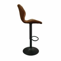 Tabouret De Bar Malaga PU Cognac -Demeyers Magasin tabouret de bar malaga pu cognac 4