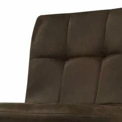 Tabouret De Bar Marron Pieds Métal Noir -Demeyers Magasin tabouret de bar marron pieds metal noir 2