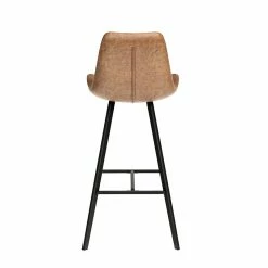 Tabouret De Bar Palmas PU Cognac -Demeyers Magasin tabouret de bar palmas pu cognac 2