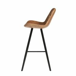 Tabouret De Bar Palmas PU Cognac -Demeyers Magasin tabouret de bar palmas pu cognac 4