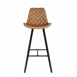 Tabouret De Bar Palmas PU Cognac -Demeyers Magasin tabouret de bar palmas pu cognac 5