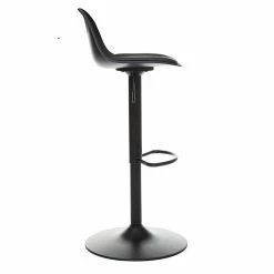 Tabouret De Bar Réglable Noir Aiko Atmosphera -Demeyers Magasin tabouret de bar reglable noir aiko atmosphera 3