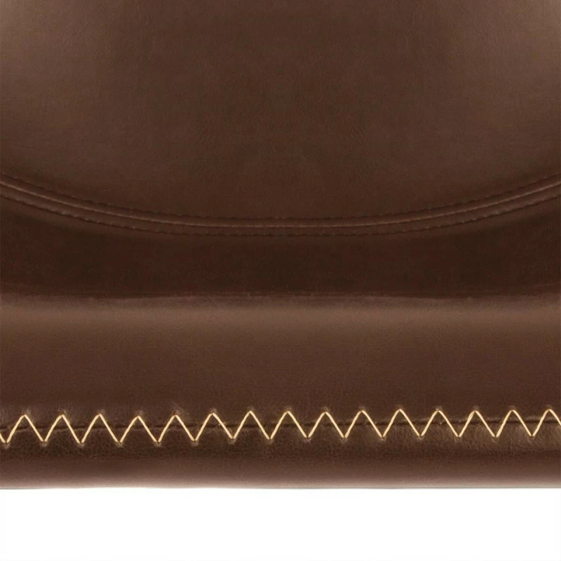 Tabouret De Bar Simili Marron Lois Atmosphera 4 Tabouret De Bar Simili Marron Lois Atmosphera – Image 2