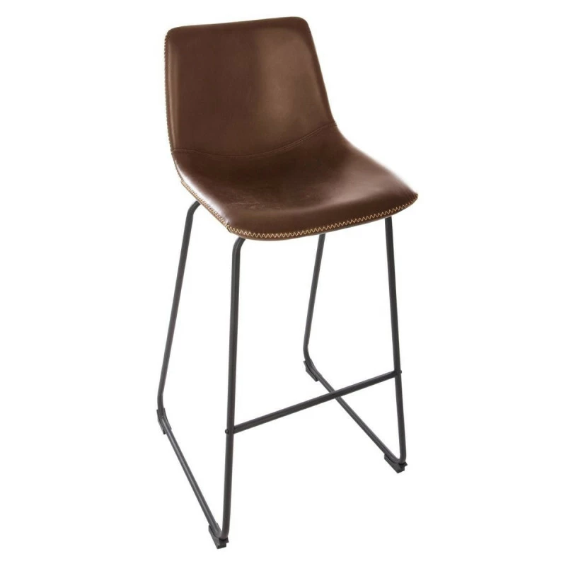 Tabouret De Bar Simili Marron Lois Atmosphera 3 Tabouret De Bar Simili Marron Lois Atmosphera