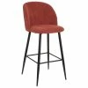 Tabouret De Bar Terracotta Céleste Pieds Noirs Atmosphera -Demeyers Magasin tabouret de bar terracotta celeste pieds noirs atmosphera