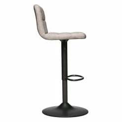 Tabouret De Bar Vintage Delek Ajustable Beige Atmosphera 9 Tabouret De Bar Vintage Delek Ajustable Beige Atmosphera -Demeyers Magasin tabouret de bar vintage delek ajustable beige lin atmosphera 3