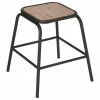 Tabouret Edena Bois Métal Atmosphera -Demeyers Magasin tabouret edena bois metal atmosphera