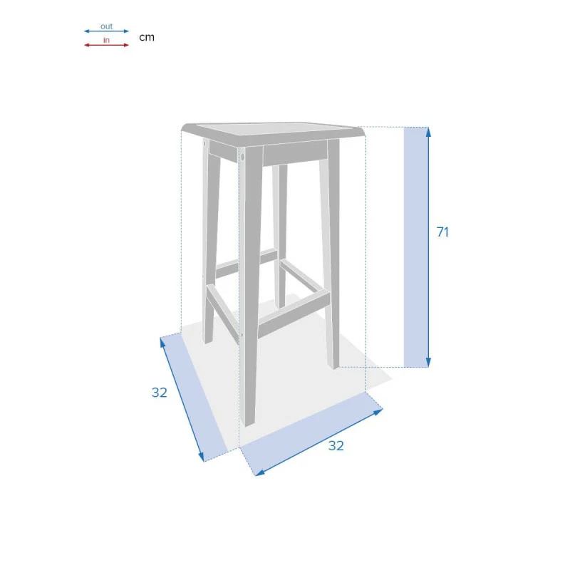 Tabouret Hauts De Jardin Tiwi Acacia Hespéride 5 Tabouret Hauts De Jardin Tiwi Acacia Hespéride – Image 3