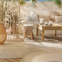 Tabouret Macramé Atmosphera -Demeyers Magasin tabouret macrame atmosphera 2