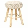 Tabouret Suzette Beige Atmosphera 2 Tabouret Suzette Beige Atmosphera -Demeyers Magasin tabouret suzette beige atmosphera