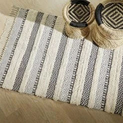 Tapis Coton à Franges Atmosphera 8 Tapis Coton à Franges Atmosphera -Demeyers Magasin tapis coton a franges atmosphera 1