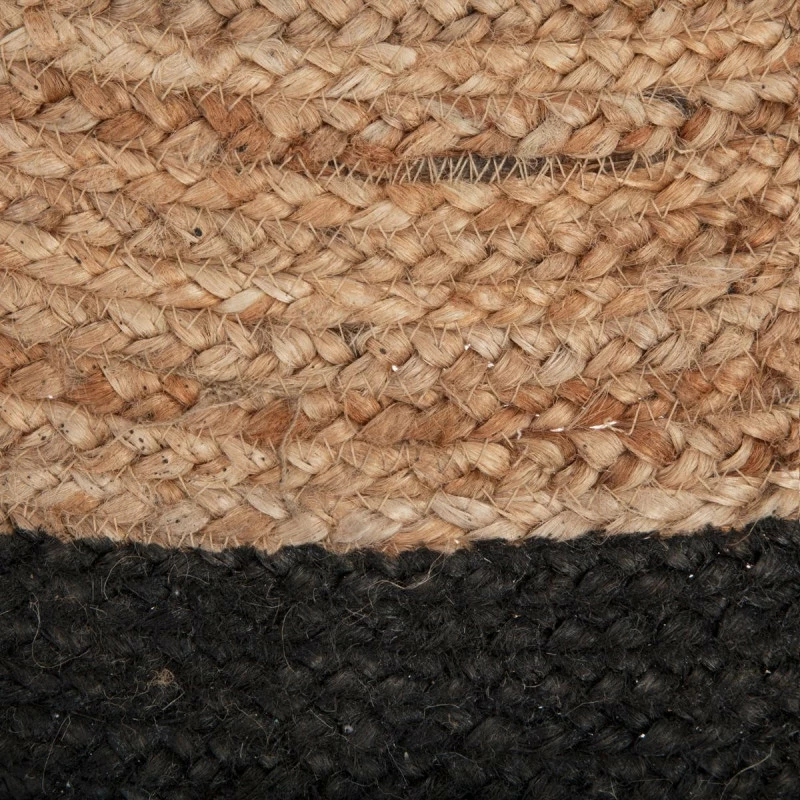 Tapis En Jute Bord Noir D120 Atmosphera 5 Tapis En Jute Bord Noir D120 Atmosphera – Image 3