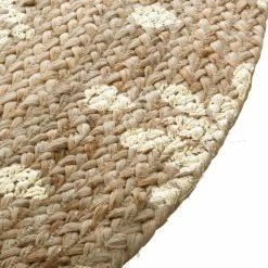 Tapis En Jute Rond Shine Atmosphera -Demeyers Magasin tapis en jute rond shine atmosphera 3
