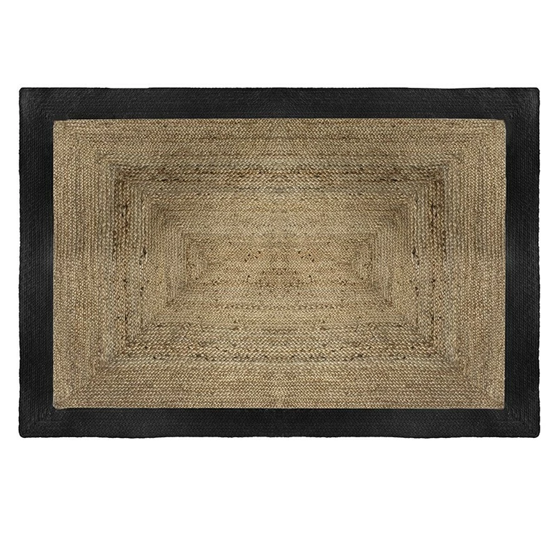 Tapis Jute Naturel Bord Noir 120x170 Atmosphera 3 Tapis Jute Naturel Bord Noir 120x170 Atmosphera