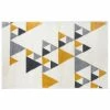 Tapis Triangle 120x170 Ilan Moutarde Atmosphera -Demeyers Magasin tapis triangle 120x170 ilan moutarde atmosphera