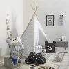 Tipi Pour Enfant Coloris Gris Atmosphera -Demeyers Magasin tipi pour enfant coloris gris