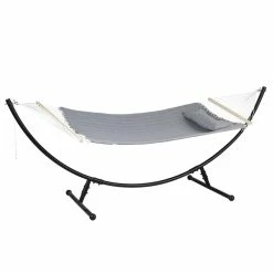 Toile De Hamac Matelassé Akio Gris Sans Pied Hespéride