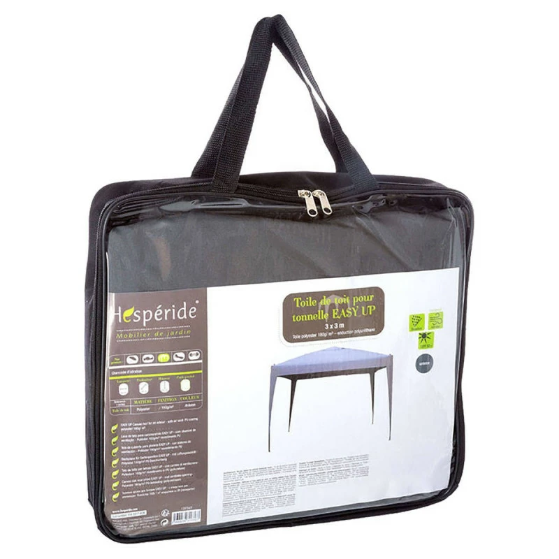 Toile De Tonnelle Easy Up Coloris Ardoise Hespéride 4 Toile De Tonnelle Easy Up Coloris Ardoise Hespéride – Image 2