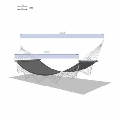 Toile Hamac Rialto Framboise 2 M Hespéride -Demeyers Magasin toile hamac rialto framboise 2 m hesperide 2