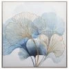 Toile Imprimée Ginko Encadrée 58x58 Atmosphera -Demeyers Magasin toile imprimee ginko encadree 58x58 atmosphera