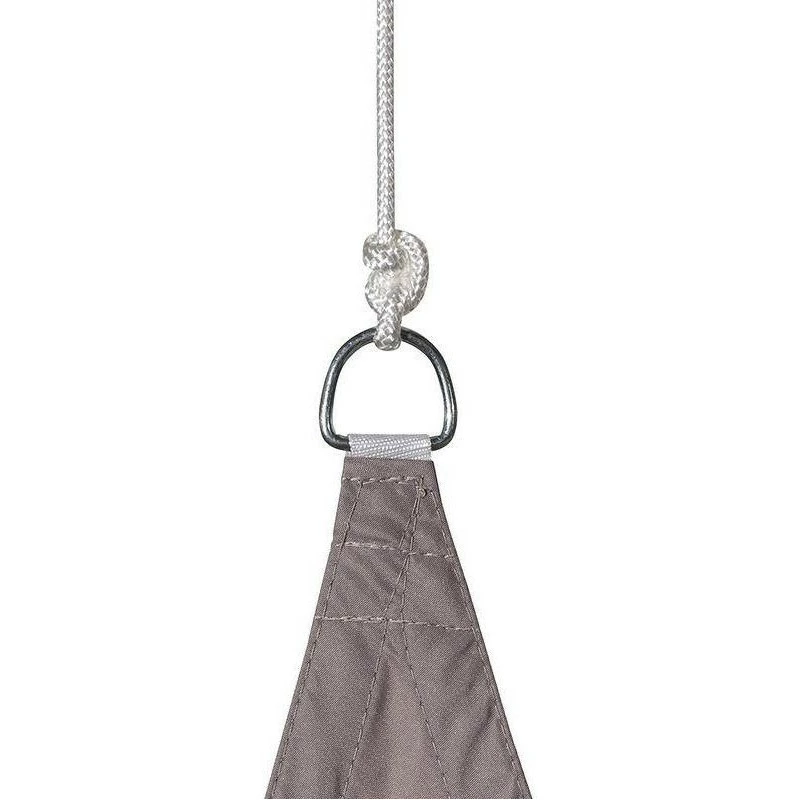 Toile Solaire 2x2x2m Curacao Taupe Hespéride 4 Toile Solaire 2x2x2m Curacao Taupe Hespéride – Image 2