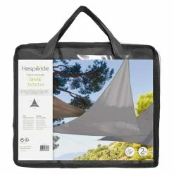 Toile Solaire 3x3x3m Shae Ardoise Hespéride -Demeyers Magasin toile solaire 3x3x3 shae ardoise hesperide 2