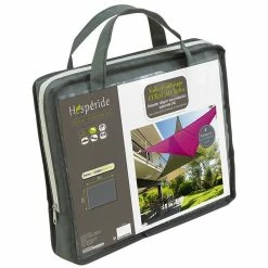 Toile Solaire 3x4m Curacao Gris Hespéride -Demeyers Magasin toile solaire 3x4m luxe hesperide curacao gris 3