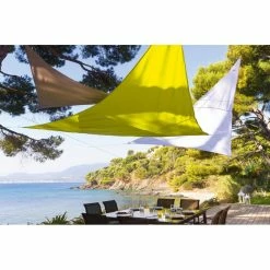 Toile Solaire 4x4x4m Neka Anori Gris -Demeyers Magasin toile solaire 4x4x4m hesperide anori gris 2