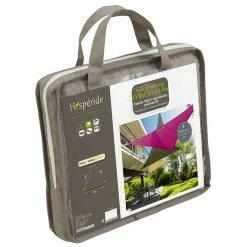 Toile Solaire 4x4x4m Curacao Taupe Hespéride -Demeyers Magasin toile solaire 4x4x4m luxe hesperide curacao taupe 3