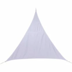 Toile Solaire 5x5x5m Curacao Blanc Hespéride