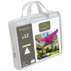 Toile Solaire 5x5x5m Curacao Blanc Hespéride 11 Toile Solaire 5x5x5m Curacao Blanc Hespéride -Demeyers Magasin toile solaire 5x5x5m luxe hesperide curacao blanc 3