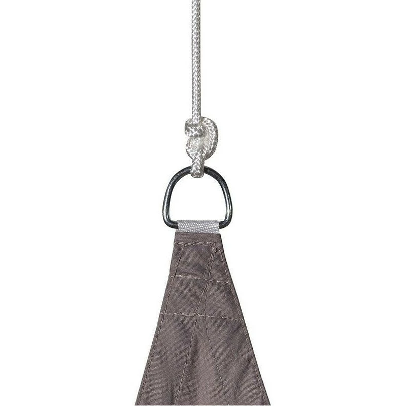 Toile Solaire 5x5x5m Curacao Taupe Hespéride 4 Toile Solaire 5x5x5m Curacao Taupe Hespéride – Image 2